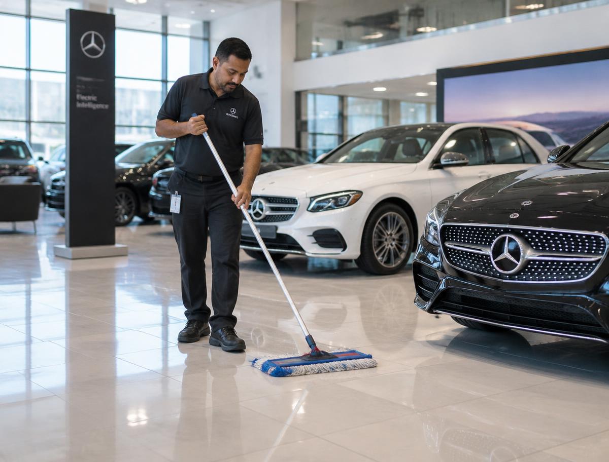 Showrooms cleaning