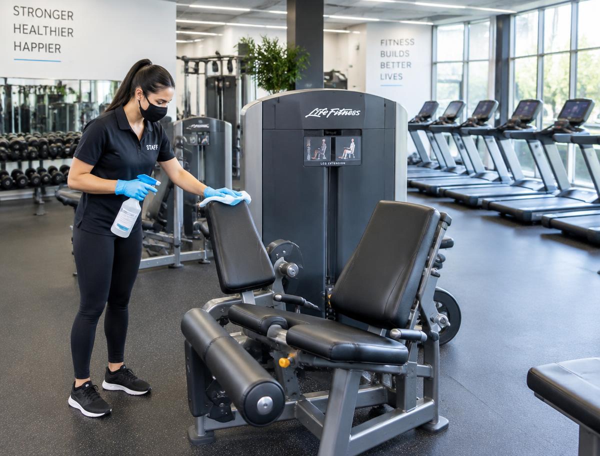 Gym & Fitness Cleaning by Belvedere Cleans